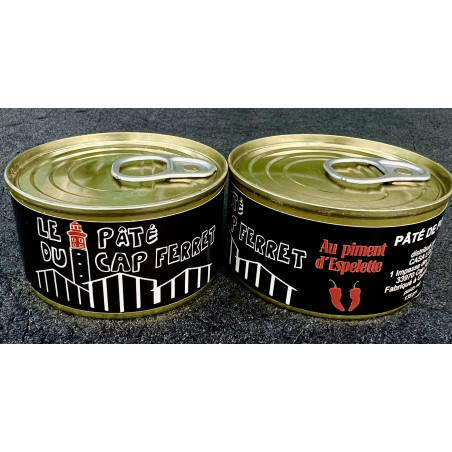 LE PATE DU CAP FERRET NATURE & AU PIMENT D'ESPELETTE