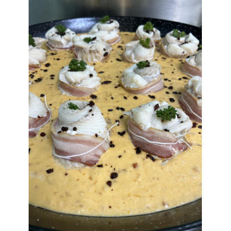 DOS D'EIGLEFIN CREME DE CHORIZO