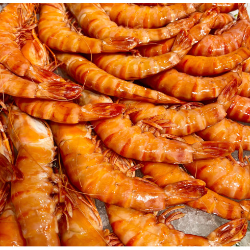 GROSSES GAMBAS SAUVAGES CUITES
